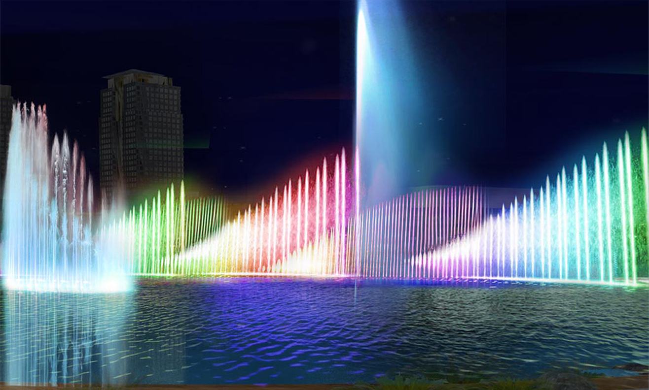 景区音乐喷泉设计