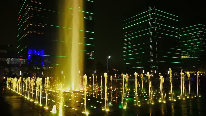 陕西喷泉公司:广场旱地音乐喷泉