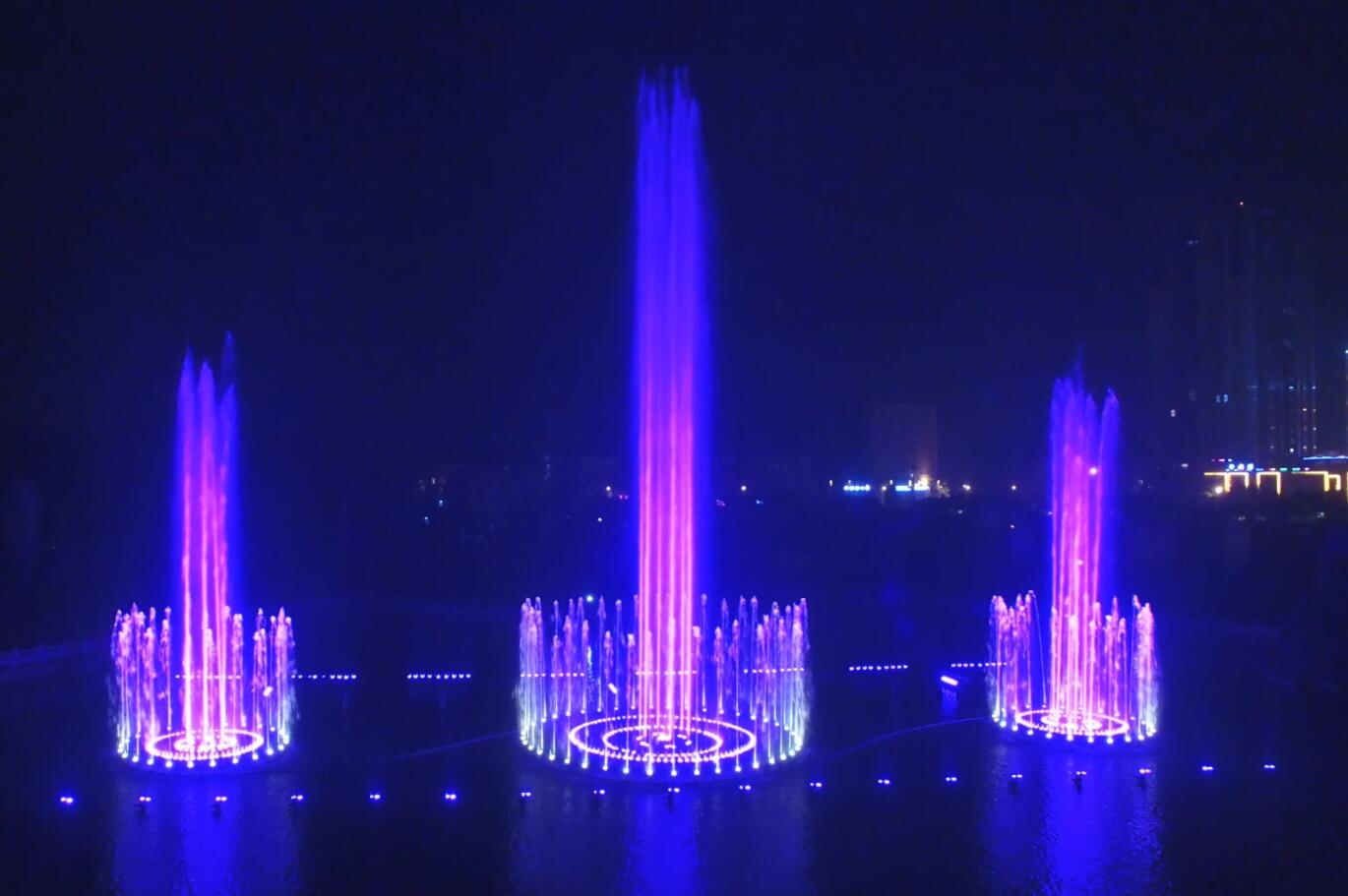 陕西喷泉公司城固乐城公园大型音乐喷泉