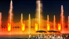 陕西喷泉公司:侍郎湖大型音乐喷泉