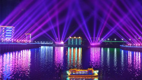 凤县一江两岸音乐喷泉