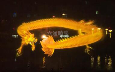 湖面水幕电影