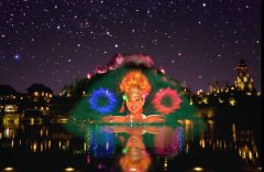 同州湖水幕电影